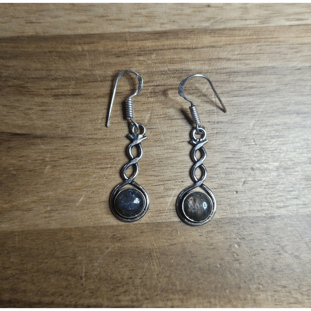 Labradorite Sterling Silver Earrings Gift